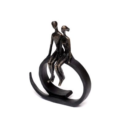 Paar Verliebt Marmor Skulptur Griechische Handgemachte Figur Ornament  Moderne Statue 14cm - .de