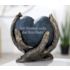 Dekofigur Herz in Händen Herz Skulptur